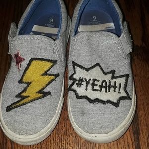 Super hero slip on sneakers